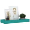 vidaXL Estantes de pared Loggia 4 uds azul MDF 40x15x4 cm
