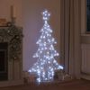 vidaXL &Aacute;rbol de Navidad con 160 LED fr&iacute;o 151 cm Acr&iacute;lico