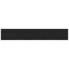 vidaXL Cabecero de Pared 12 pcs Negro 90 x 15 cm tela