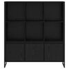 vidaXL Estanter&iacute;a para libros 2 pcs Roble Negro 99,5 x 30 x 108 cm