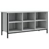 vidaXL Zapatero madera contrachapada gris Sonoma 100x35x50 cm