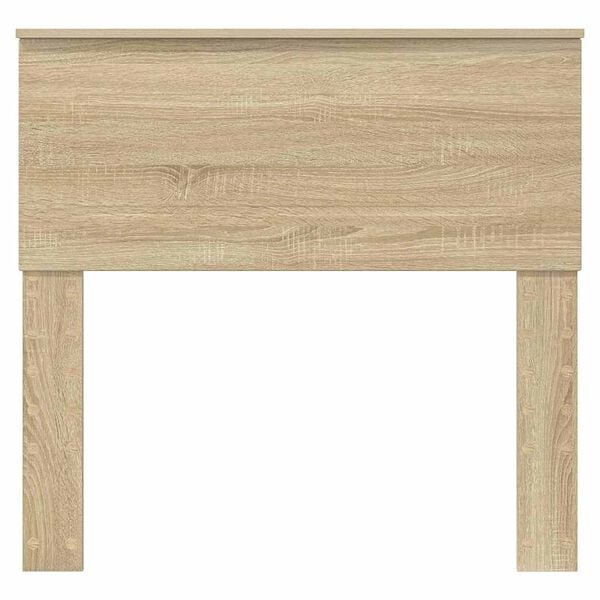 vidaXL Cabecero con cabecera Roble Sonoma 75 cm Madera contrachapada