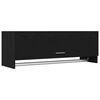 vidaXL Armario Roble Negro 100 x 32,5 x 35 cm Madera de ingenier&iacute;a