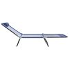 vidaXL Tumbona plegable 2 pcs Azul Marino 182 x 55 x 85.5cm Textileno