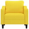 vidaXL Sill&oacute;n de tela amarillo claro 60 cm