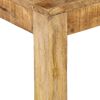 vidaXL Mesa de centro de madera maciza de mango 80x80x40 cm