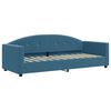 vidaXL Sof&aacute; cama nido terciopelo azul 80x200 cm