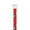 vidaXL Cuerda de barco polipropileno rojo 5 mm 50 m