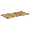 vidaXL Tablero de mesa de madera maciza de mango 25-27 mm 120x60 cm