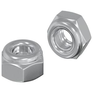 vidaXL Tuerca 2 uds. Plateado M6 x 10 mm Hierro