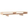 vidaXL Soporte para monitor madera maciza de pino 100x27x14 cm