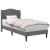 vidaXL Estructura de cama Gris oscuro 80 x 200 cm Terciopelo
