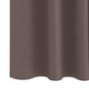 vidaXL Cortinas Opacas con Anillas 2 pcs Marr&oacute;n Oscuro 140 x 140 cm