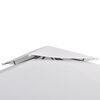 vidaXL Marquesina de jardín 3x3 m blanca