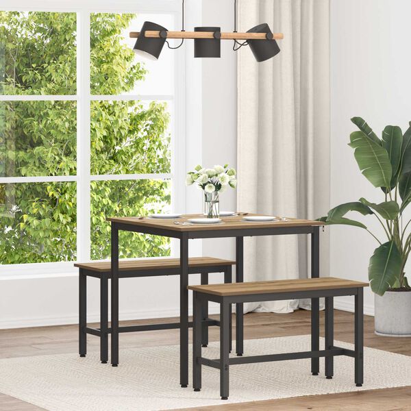 vidaXL Mesas de comedor METAL