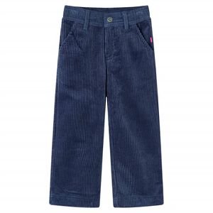 Pantal&oacute;n infantil pana azul marino 116