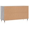 vidaXL Mueble zapatero madera contrachapada gris Sonoma 102x36x60 cm