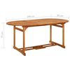 vidaXL Juego comedor de jard&iacute;n 9 pzas madera maciza acacia 180x90x75cm