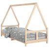 vidaXL Estructura de cama para ni&ntilde;os madera maciza de pino 80x200 cm