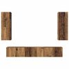 vidaXL Conjunto de mueble de TV 5 pcs Madera envejecida