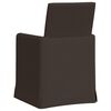 vidaXL Sillas de comedor 2 pcs Gris oscuro 57 x 67 x 95 cm Lino