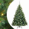 vidaXL &Aacute;rbol de Navidad artificial con 300 LED Verde 210 cm PE y PVC