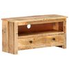 vidaXL Mueble para TV de madera maciza de mango rugosa 79x30x40 cm