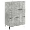 vidaXL Cajonera Gris Hormig&oacute;n 66 x 34,5 x 92 cm Madera de Ingenier&iacute;a