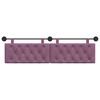 vidaXL Cabecera Colgante Morado 190 x 55 x 7 cm Terciopelo
