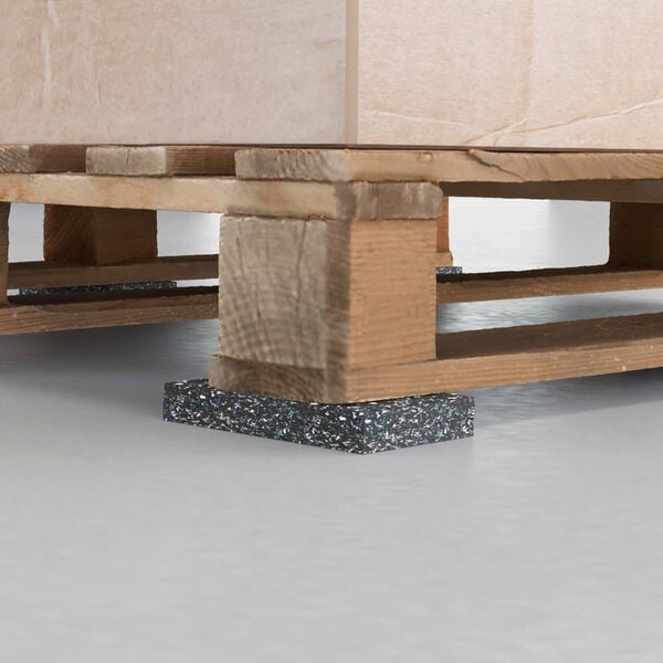 vidaXL Rodillo de Caucho Negro 200 x 5 x 0,6 cm Goma