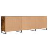 vidaXL Mueble de TV madera de ingenier&iacute;a roble ahumado 150x30x50 cm