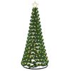 vidaXL &Aacute;rbol de Navidad de espumill&oacute;n con LED y base EKENAS 180 cm