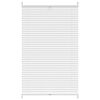 vidaXL Persiana plisada blanca 70x100 cm