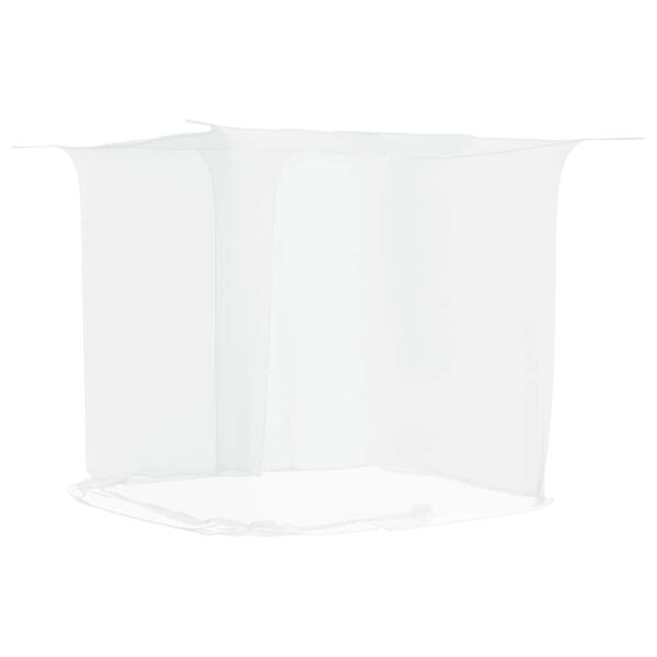 vidaXL Mosquitera colgante 156 malla blanca 220x120x150 cm