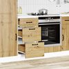 vidaXL Mueble bajo de cocina Kalmar roble artesanal madera ingenier&iacute;a