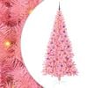 vidaXL &Aacute;rbol de Navidad con luces LED Rosa 180 cm PVC y Acero