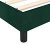 vidaXL Estructura Estructura de cama con somier terciopelo verde oscuro 180x200 cm