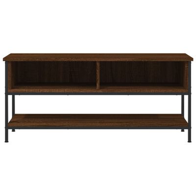 vidaXL Mueble de TV madera contrachapada roble marrón 100x35x45 cm