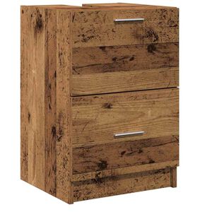 vidaXL Gabinete de Ba&ntilde;o con caj&oacute;n Madera Vieja 40 x 37 x 59 cm