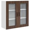 vidaXL Panel de lavaplatos Kalmar Roble Marr&oacute;n 80 x 31 x 80 cm