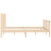vidaXL Estructura de cama madera maciza 150x200 cm