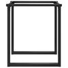 vidaXL Patas de mesa de comedor estructura O acero 60x60x73 cm