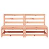 vidaXL Sof&aacute;s jard&iacute;n sin reposabrazos 2 uds madera Douglas 70x70x67 cm