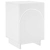 vidaXL Mesa de noche Blanco 33,5 x 34,5 x 50 cm Madera de ingenier&iacute;a
