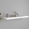 vidaXL Estante flotante de pared MDF blanco 90x23,5x3,8 cm