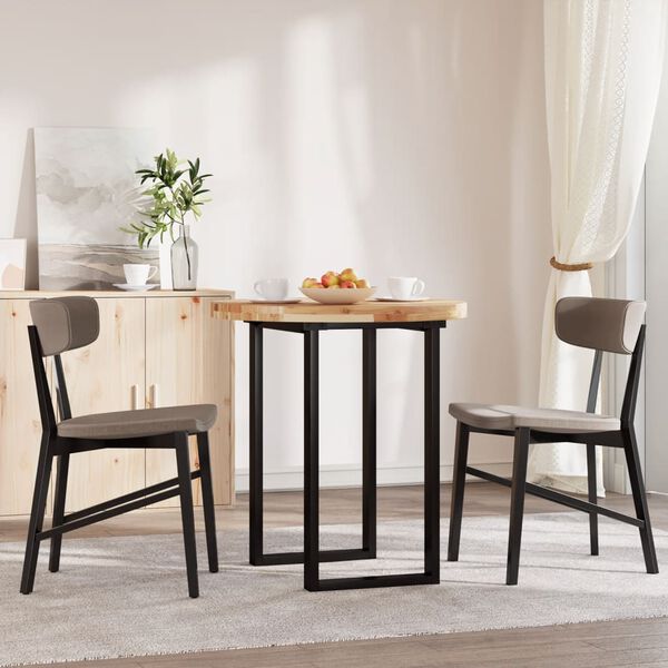 vidaXL Tablero de mesa redondo madera maciza de acacia &Oslash;70x4 cm