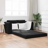 vidaXL Sof&aacute; cama 60cm Negro Terciopelo