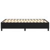 vidaXL Estructura de cama con somier tela negro 120x200 cm