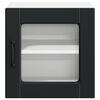 vidaXL Mueble de Cocina con estante 2 pcs Negro 40 x 31 x 40 cm
