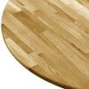 vidaXL Superficie de mesa redonda madera maciza de roble 23 mm 500 mm
